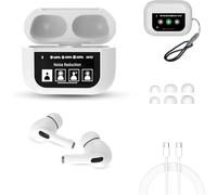 AUDALA Ecouteurs Bluetooth sans Fil, Ecouteurs Bluetooth 5.4, Écran Tactile Multifonction, Ecouteurs Reducteur de Bruit, Actif HiFi Stéréo Basses Casque ANC/ENC Mode, pour iOS Android, 54H Récréation