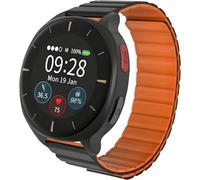 Audar E2 - Montre Connectée Senior Avec Détection De Chute Et Sos Gps 24/7 - Surveillance Pression Artérielle/Fréquence Cardiaque/Spo2/Température - App Web & Tableau De Bord Multi-Utilisate[Z160]