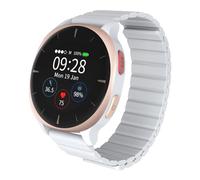 Audar E2 - Montre Connectée Senior avec Détection de Chute et SOS - Surveillance 24/7 Pression Artérielle/Fréquence Cardiaque/SpO₂/Température, Rapports Bien-être par AI, Fonctionne sans Portable/App