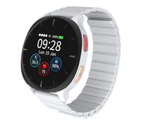 Audar E2 - Montre Connectée Senior avec Détection de Chute et SOS - Surveillance 24/7 Tension Artérielle/Fréquence Cardiaque/SpO₂/Température, Rapports Bien-être par IA, Fonctionne sans Portable/App