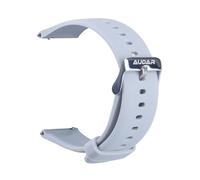 Audar STR001G-M Bracelet de Remplacement pour Montre Audar E2 - Bracelet en Silicone à Boucle Adrillon, Confortable et Universel pour Hommes Femmes, Etanche et Lavable, Contour 125-220mm - Gris
