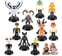 Audasi 10 Pièces 99 Nights In The Forest Figurines avec base, Ensemble De 3 Pouces De Figurines Amusantes De Monstres Avec Figurine De Monstre Cerf Hibou Personnages De Jeux Poupées