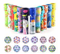 Audasi 12 Pièces Kaléidoscope Jouets Kaleidoscopes Rétro Vintage Jouets Educatifs Passez Le Colis Cadeaux pour Les Enfants Retour Cadeaux pour Anniversaire Enfants Petits Cadeaux Motifs Aléatoires