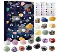 Audasi Calendrier De l'Avent National Geographic Calendrier De l'Avent Gemmes Calendriers De l'Avents à Rebours De 24 Jours Collection Cadeau De Noël Pierres Précieuses Pour Adultes Enfants Calendar