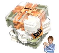 Audasi Cube Labyrinthe Jouet Puzzle, Cubes à Billes Jouet Labyrinthe Puzzle Jouets Jeu Interactif Casse Tête 3D Jouets Éducatifs Labyrinthes 3D pour Enfant Focus et Formation en Logique