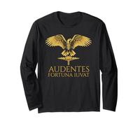 Audentes Fortuna Iuvat SPQR Aquila Proverbe Romain Antique Manche Longue