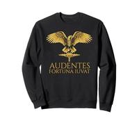 Audentes Fortuna Iuvat SPQR Aquila Proverbe Romain Antique Sweatshirt