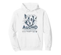 AuDHD Autisme Et TDAH Chat Chien Les Deux Amoureux des Animaux De Compagnie Drôle Sweat à Capuche
