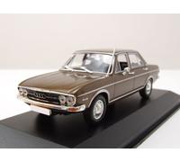 Audi 100 1969 Braun Métallique Maquette de Voiture 1:43 Maxichamps