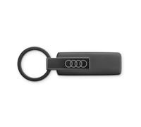 Audi 3182501810 Porte-clés en acier inoxydable avec logo Audi Noir