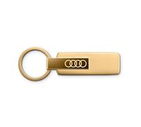 Audi 3182501820 Porte-clés en acier inoxydable avec logo Audi Doré