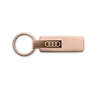 Audi 3182501830 Porte-clés en acier inoxydable avec logo Audi Rosé