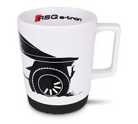 Audi 3292201100 Tasse à café en porcelaine Motif RS Q e-tron Blanc 270 ml