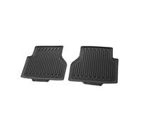 Audi 4K0061511A041 Lot de 2 Tapis de Sol en Caoutchouc arrière Toutes Saisons sans Points de Fixation Noir