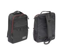 Audi 4KE071156A Sac à Dos pour Scooter électrique avec Anneaux et Logo Noir