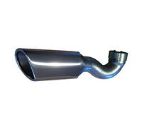 Audi 4L0071772B Enjoliveur d'Échappement Offroad Style Droite pour Jupe Arrière Brillant