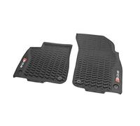 Audi 4M8061221A041 Lot de 2 Tapis de Sol en Caoutchouc Avant Toutes Saisons Noir/Rouge avec Inscription SQ8