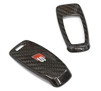 Audi 4M8071208A3Q0 Coque de clé en Carbone avec Inscription en S, Uniquement pour clés 8Y0959754 et 4N0959754