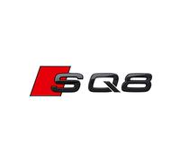 Audi 4M8071804 SQ8 Black Edition Emblème Lettres du modèle Autocollant Noir/Rouge