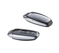 Audi 4N0071208BZ7S Coque de clé avec Logo Quattro Uniquement pour clé 8Y0959754 4N0959754 (Gris Daytona)