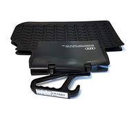 Audi 80A061511A041 Tapis de Sol arrière en Caoutchouc 2 x Tapis en Caoutchouc Toutes Saisons sans système de Fixation