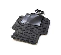 Audi 83A061511041 Lot de 2 Tapis de Sol arrière en Caoutchouc pour Toutes Saisons Noir