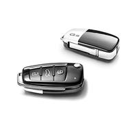 Audi 83A071208S9R Plaque de clé avec Logo Q3 Blanc/Noir Brillant