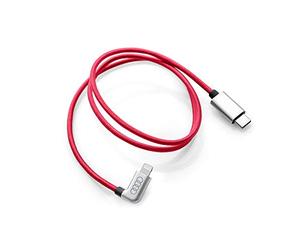 Audi 8S0051435K Câble de charge coudé Rouge