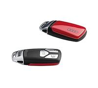 Audi 8W0071208BY3U Coque de clé avec Logo à Anneaux, Uniquement pour clé 4M0959754 8W0959754 8S0959754 avec Barrette chromée (tangor)