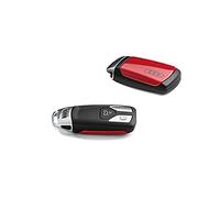 Audi 8W0071208Y3U Coque de clé avec Logo à Anneaux, Uniquement pour clé 4M0959754 8W0959754 8S0959754 *sans Barrette chromée (tangor)