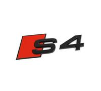 Audi 8W0071804 Caractères S4 Tuning Exclusive Black Edition Emblem Noir/Rouge