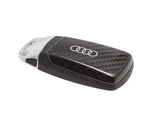 Audi 8W6071208A3Q0 Coque de n Carbone avec Logo Anneaux pour clé 4M0959754 8W0959754 8S0959754 sans Pince chromée
