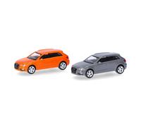 Audi A3 Sportback, 2012, MiniKit orange braise et gris nardo - HERPA 014090 - HO