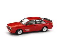 Audi A5-5893 Modèle de Voiture Quattro Année modèle 1980 Échelle 1:18 Modèle Miniature Rouge