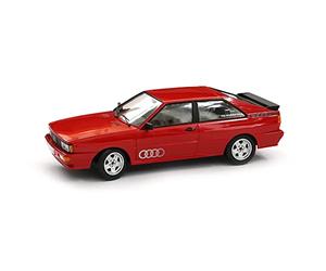 Audi A5-5893 Modèle de Voiture Quattro Année modèle 1980 Échelle 1:18 Modèle Miniature Rouge