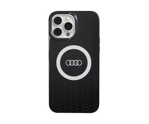 Audi AU-IMLMIP13P-Q5/D2-BK Étui IML Big Logo MagSafe, Noir - iPhone 13 / 13 Pro