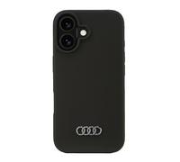 Audi AU-LSRIP16-Q3/D1-BK Coque en silicone pour iPhone 16 6,1" Noir