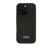 Audi AU-LSRIP16P-Q3/D1-BK Coque en silicone pour iPhone 16 Pro 6,3" Noir
