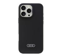 Audi AU-LSRIP16PM-Q3/D1-BK Coque en silicone pour iPhone 16 Pro Max 6,9" Noir