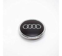 Audi Cabochon d'enjoliveur Accessoire de tuning pour jantes en aluminium Noir mat