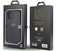 Audi Coque De Téléphone Carbon Fiber Iphone 14.15.13 6.1 Autpupcip14r8d2bk