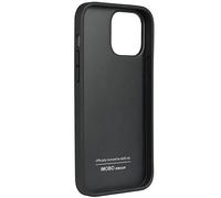 Coque Audi cuir véritable pour iPhone 13 Pro Max 6 7'' - TPU rigide noir motif losange