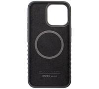 Audi Étui en Cuir véritable pour iPhone 15 Pro Max 6,7" Étui Rigide Noir et Rouge AU-TPUPCMIP15PM-R8/D3-RD