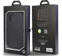 Audi Coque De Téléphone Synthetic Leather Iphone 12 Pro 6.1 Autpupcip12pttd1bk
