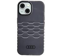 Audi Coque IML pour iPhone 15/14 / 13 6,1" Noir Rigide AU-IMLMIP15-A6/D3-BK