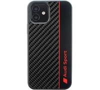 Audi Coque Rigide en Fibre de Carbone pour iPhone 11/XR 6,1" Noir AUS-TPUPCIP11-R8/D1-BK