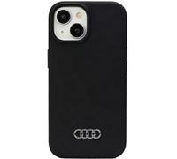 Audi Coque rigide en silicone pour iPhone 15 6,1" AU-LSRIP15-Q3/D1-BK Noir