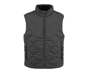 Audi Gilet matelassé pour homme, noir, taille L, 92% polyester, 8% élasthanne, imperméable, moderne