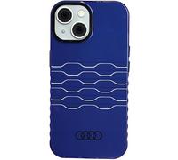 Audi IML AU-IMLMIP15-A6/D3-BE Coque pour iPhone 15/14/13 6,1" Bleu