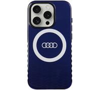 Audi IML Big Logo Case Cover pour iPhone 15 Pro 6.1" Bleu Bleu hardcase AU-IMLMIP15P-Q5/D2-BE